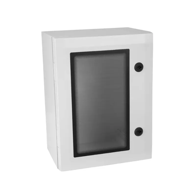 Polycarbonate wall-mounted switch cabinets