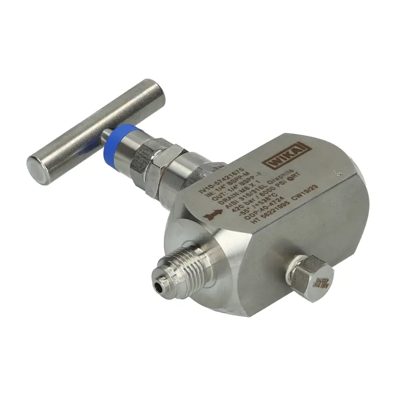 Pressure gauge valves